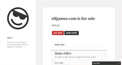 Desktop Screenshot of elfgames.com
